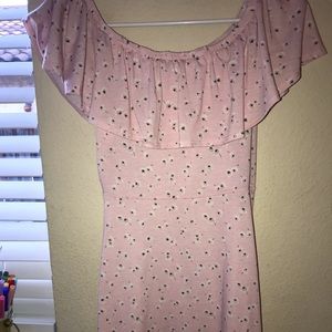 2/$25 OFF THE SHOULDER MINI DRESS